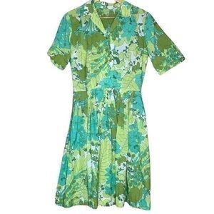 Vintage floral spring dress